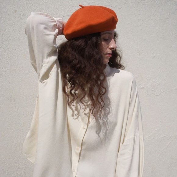 ✨B1G1 | Boutique Orange Beret - Picture 8 of 10